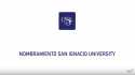 Ceremonia Nombramiento San gnacio University