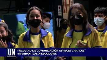 Faculta de Comunicación ofreció charlas informativas a escolares