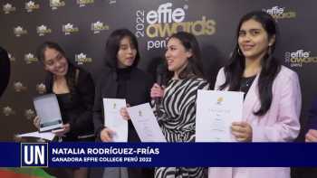Alumnas de la Facultad de Comunicación recibieron diplomas tras ganar los Effie College Perú 2022