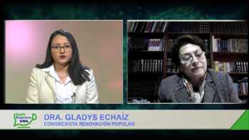 Adriana Hidalgo, pregunta a la Dra. Gladys Echaíz