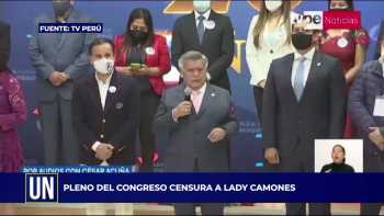 Pleno del Congreso censuro a Lady Camones