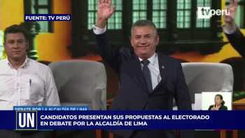 Candidatos prestan sus propuestas al electorado en debate por la alcaldía de Lima