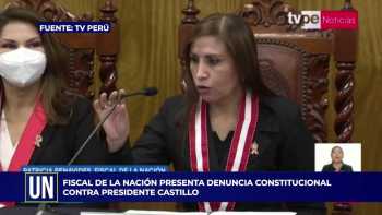 Fiscal de la Nación presenta denuncia constitucional contra presidente Castillo