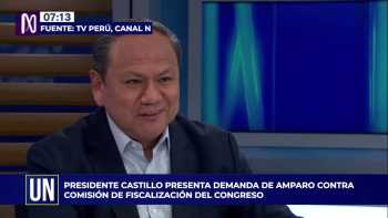 Presidente Castillo presenta demanda de amparo contra Comisión de Fiscalización del Congreso
