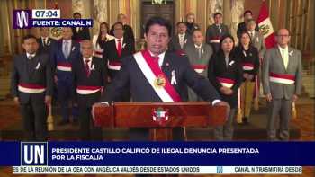Presidente Castillo calificó de ilegal denuncia presentada por la Fiscalía