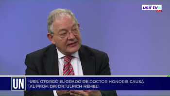 La USIL otorgó el título de doctor honoris causa al economista alemán Ulrich Hemel
