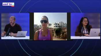 Noticias con Clelia Francesconi y la portada de Expreso