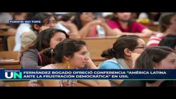 Fernández Bogado ofreció conferencia “América Latina ante la frustración democrática” en USIL