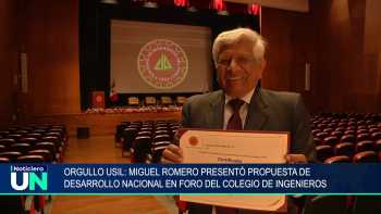 Miguel Romero presentó propuesta de desarrollo nacional en foro del Colegio de Ingenieros del Perú