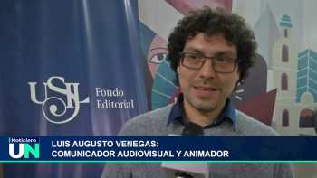 Comunicador Luis Augusto Venegas presentó obra de animación en la 45 Feria del Libro Ricardo Palma