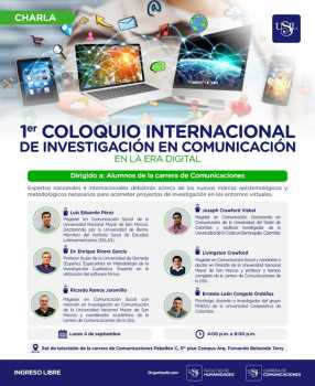1er Coloquio Internacional de Investigación en Comunicación